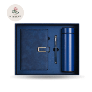 Set Quà Tặng Sổ Tay Da – Bút ký – Bình Giữ Nhiệt Inox 304 - SET03