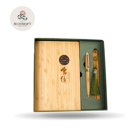 Set Quà Tặng Sổ Tay và Bút Ký Khắc Logo Cao Cấp - SET22